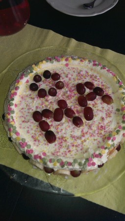 Min Födelsedags tårta (i somras) 